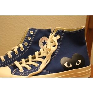 Size 10 - Converse Comme des Garçons PLAY x Chuck 70 High Blue Quartz
